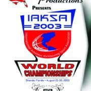 2003 IAKSA World Championships 2 DVD set